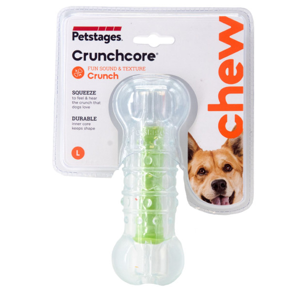 Petstages (Петстейдж) Crunchcore - Игрушка для собак зелёная 16 см