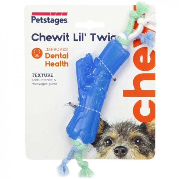 Petstages (Петстейдж) Orka Chewit Lil' Twig Chew Toy - Игрушка для собак синяя 11 см