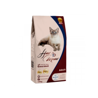 How Meow (Хау Мяу) Cat Lamb, Fish & Chicken Gourmet Adult - Cухой корм для взрослых котов с мясом ягнёнка, рыбы и курицы 15 кг