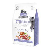 Brit Care (Бріт Кеа) Sterilized Weight Control - Сухий беззерновий корм контроль ваги стерилізованих кішок 7 кг