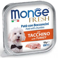 Monge (Монже) Dog Fresh Turkey - Вологий корм для собак з індичкою 0.1 кг