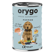 Orygo (Огіро) Dog Pate Salmon & Sweet Potato - Вологий корм для цуценят з лососем та бататом 400 г
