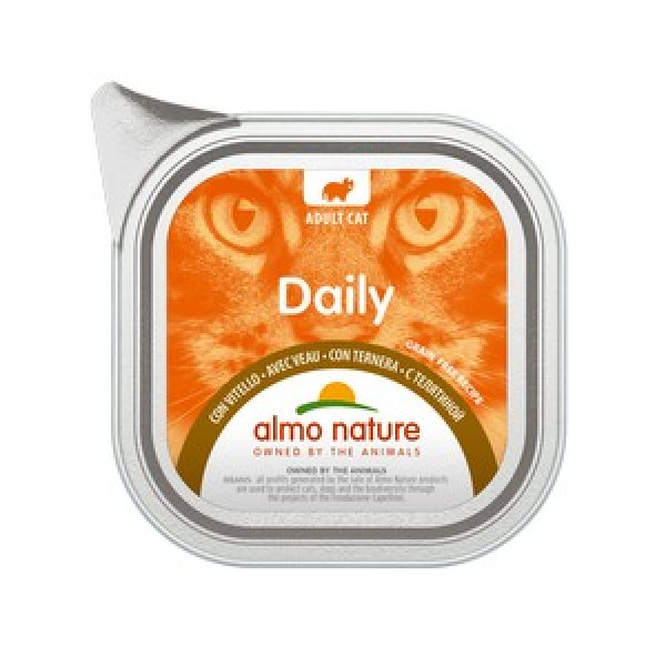 Almo Nature (Альмо Натюр) Daily Cat Veal - Влажный корм для кошек с телятиной 100 г