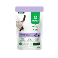 Nature's Protection (Натур Протекшн) Prime Cat Grain Free Rabbit & Turkey Sterilised Adult - Влажный беззерновой корм для взрослых стерилизованных котов с мясом кролика и индейки 85 г
