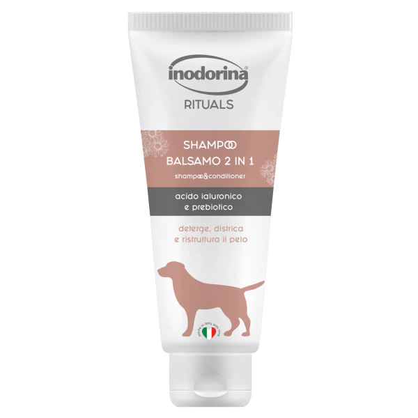 Inodorina (Инодорина) Shampoo Rituals Dog 2in1 - Шампунь-бальзам 2в1 для собак с экстрактом ромашки 250 мл