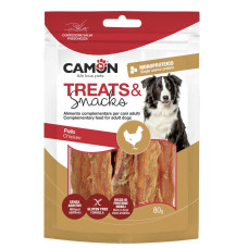Camon (Камон) Dog Treats Strips With Dried Chicken - Ласощі для собак сріпси з сушеною куркою 80 г
