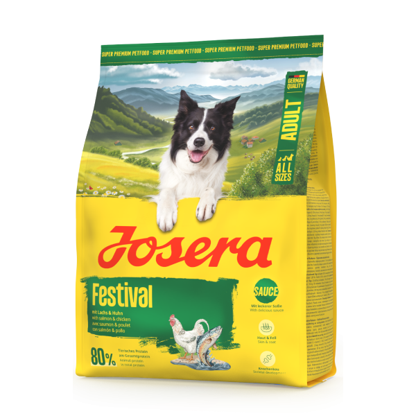 Josera (Йозера) Festival Dog Chicken & Salmon Adult All Breeds - Сухий корм для дорослих собак усіх порід з м’ясом курки та лосося 900 г