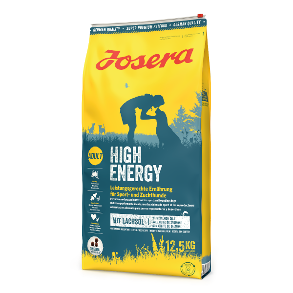 Josera (Йозера) High Energy - Сухий корм для спортивних і племінних собак всіх порід з птахом та лососем 12.5 кг