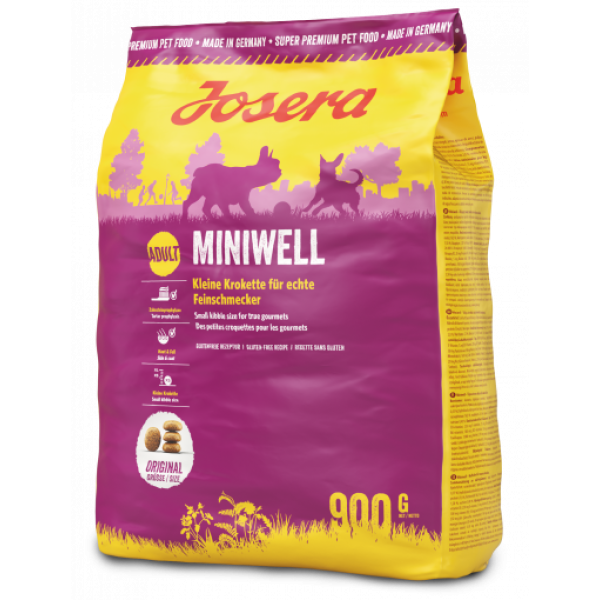 Josera (Йозера) Miniwell - Сухий корм для собак малих порід із птицею 0.9 кг