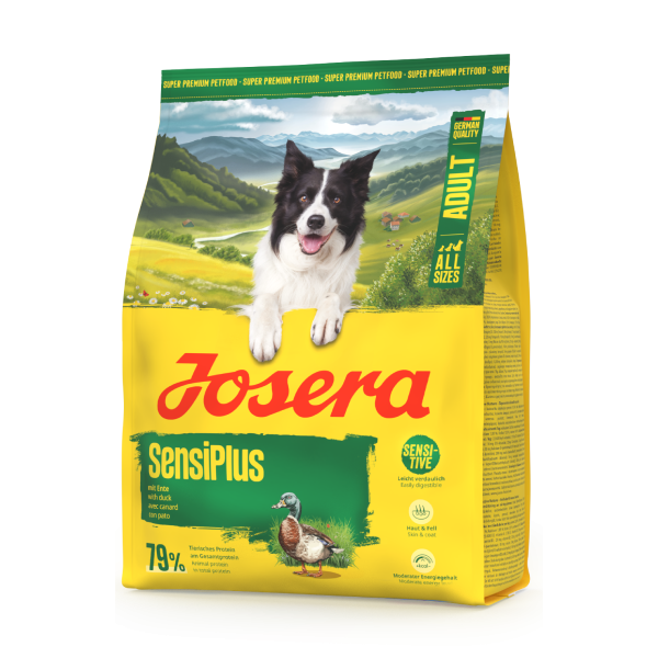 Josera (Йозера) Dog Duck & Rice SensiPlus Adult All Breeds - Сухий корм для дорослих собак усіх порід з чутливим травленням з м’ясом качки та рисом 900 г