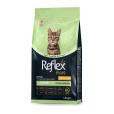 Reflex Plus (Рефлекс Плюс) Sterilised Kitten Chicken - Сухий корм для стерилізованих кошенят з куркою 1.5 кг