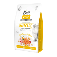 Brit Care (Бріт Кеа) Haircare Healthy & Shiny Coat - Сухий беззерновий корм для кішок з довгою шерстю 7 кг