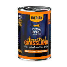 Primal Spirit Ancestral Grasslands - Повнораціонний вологий корм для дорослих собак зі свининою 400 г