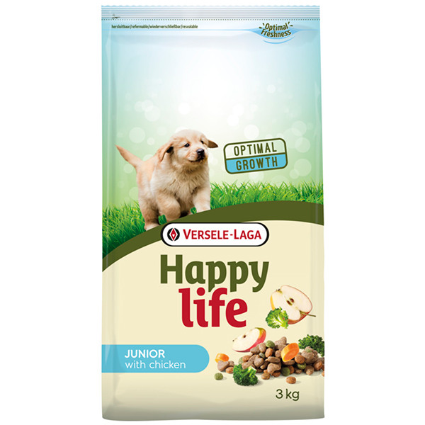 Happy Life (Хеппи Лайф) Junior Chicken - Сухой корм для щенков с курицей 3 кг