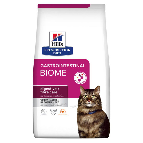 Hill’s PD Feline Gastrointestinal Biome Care – Сухий лікувальний корм для кішок при діареї та розладах травлення з куркою 3 кг