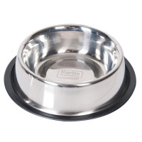 Flamingo (Фламинго) Dish Rubber Rim - Миска с резиновым ободком для собак из нержавеющей стали 946 мл