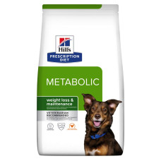 Hill`s (Хілс) Prescription Diet Dog Chicken Metabolic Weight Loss Adult Medium & Maxi - Сухий лікувальний корм для дорослих собак середніх і великих порід для корекції ваги з м’ясом курки 12 кг