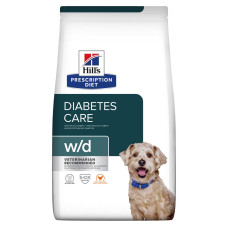 Hill`s (Хилс) Prescription Diet Dog W/D Diabetes Care Adult All Breeds - Сухой лечебный корм для взрослых собак всех пород при сахарном диабете с мясом курицы 1.5 кг