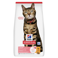 Hill`s (Хiлс) Science Plan Cat Chicken Light Adult - Сухий корм для дорослих котів для контролю ваги з м’ясом курки 1.5 кг
