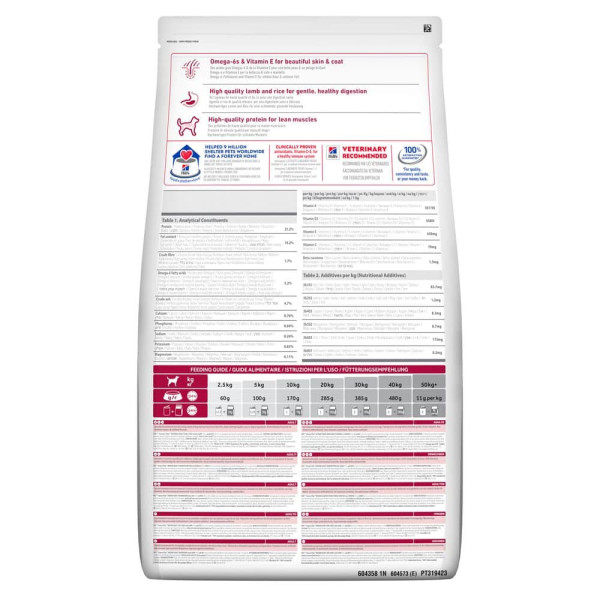 Hill's (Хилс) Science Plan Dog Chicken Adult Medium - Сухой корм для взрослых собак средних пород с мясом ягнёнка и рисом 2.5 кг Hill's (Хилс) Science Plan Dog Chicken Adult Medium - Сухой корм для взрослых собак средних пород с мясом ягнёнка и рисом 2.5 кг