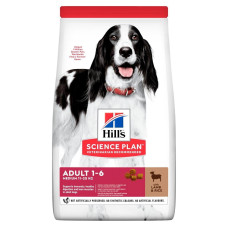 Hill's (Хилс) Science Plan Dog Chicken Adult Medium - Сухой корм для взрослых собак средних пород с мясом ягнёнка и рисом 2.5 кг