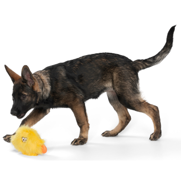 West Paw (Вест Пав) Taylor Lemon - Игрушка-пищалка пушистая для собак 25х15 см