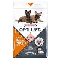 Opti Life (Опти Лайф) Puppy Sensitive With Salmon - Сухой корм для щенков всех пород с лососем 2.5 кг