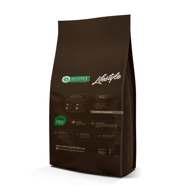 Nature`s Protection (Нэйчер Протекшн) Lifestyle Grain Free Lamb Adult All Breeds - Сухой корм для собак всех пород с ягненком беззерновой 17 кг