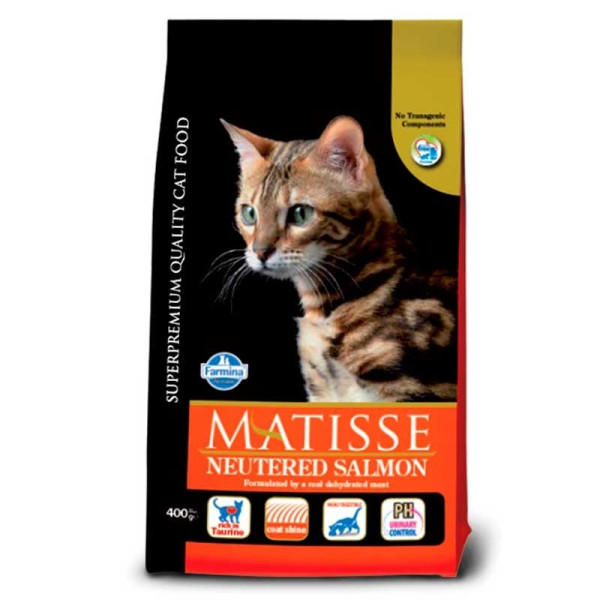 Farmina (Фармина) Matisse Cat Neutered Salmon - Сухой корм для стерилизованных котов с лососем 400 г