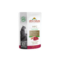 Almo Nature (Альмо Натюр) HFC Cat Natural Tuna & Chicken - Влажный корм для кошек с тунцем и курицей 55 г
