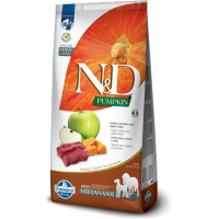 Farmina (Фармина) Dog N&D Pumpkin Grain Free Venison & Apple Adult Medium & Maxi - Сухой беззерновой корм для взрослых собак средних и больших пород с мясом оленины и яблоком 12 кг