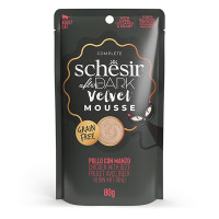 Schesir (Шезир) After Dark Chicken Beef - Влажный корм для кошек с курицей и говядиной мусс 80 г