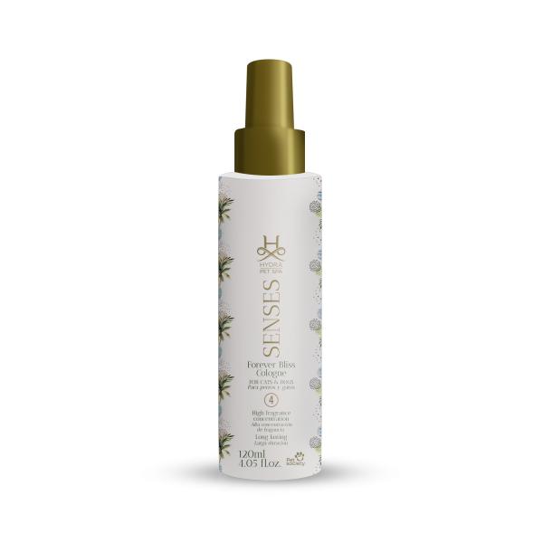 Hydra (Гидра) Pet Spa Senses Cologne Bliss - Духи для собак и котов любого возраста со сладким ароматом с нотами кокоса, орхидеи, пралины и белого янтаря 120 мл