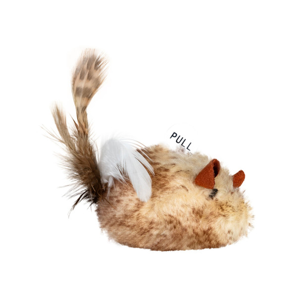 WauCat (ВауКет) Fun Melodic - Игрушка для кошек мышка со звуковым чипом 13 см