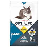 Opti Life (Опти Лайф) Senior With Chicken Сухой корм для линих кошек с курицей беззерновой 2.5 кг