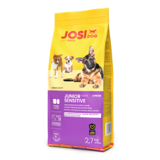 JosiDog (ЙозиДог) Poultry & Rice Sensitive Junior All Breeds - Сухой корм для щенков всех пород для чувствительного пищеварения с мясом птицы и рисом 2.7 кг