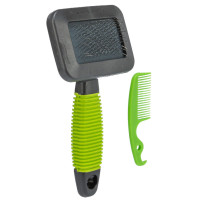 Trixie (Трикси) Soft Brush - Пуходерка для котов и собак 13 см