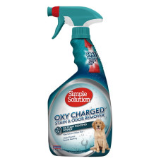 Simple Solution (Сімпл Солюшн) Oxy Charged Stain & Odor Remover - Cпрей для котів та собак нейтралізація запахів та плям 945 мл