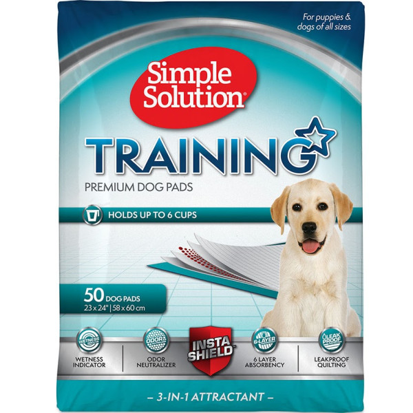 Simple Solution Training Premium Dog Pads - Влагопоглощающие гигиенические пеленки для собак 58х60 см