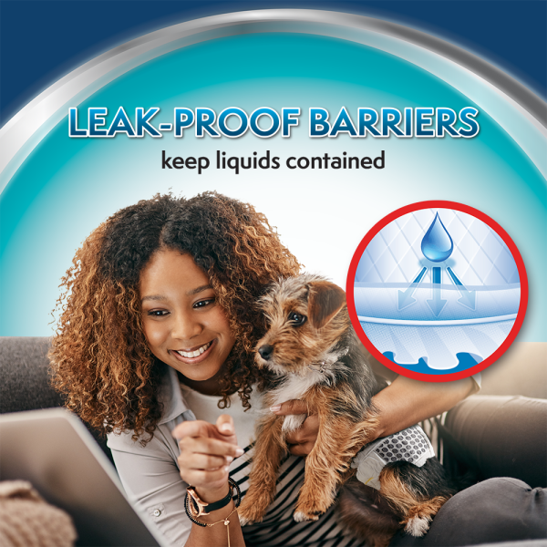 Simple Solution Disposable Wrap For Male Dogs - Влагоуборочный поясок для собак больших пород 12 шт.