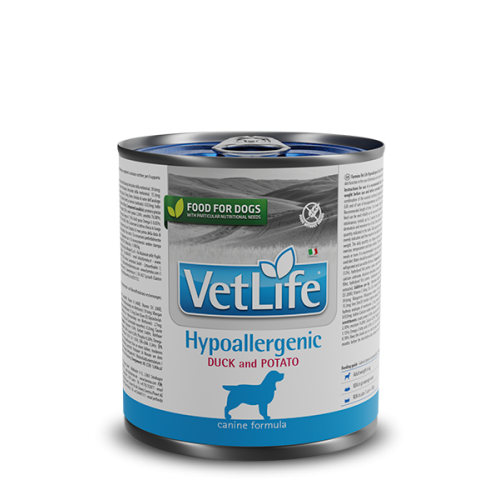 Farmina Vet Life (Фарміна Вет Лайф) Dog Grain Free Duck & Potato Hypoallergenic Adult All Breeds - Вологий лікувальний беззерновий корм для дорослих собак усіх порід для зниження харчової алергії з м’ясом качки та картоплею 300 г