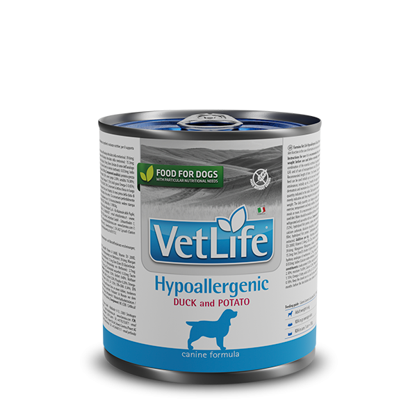 Farmina Vet Life (Фармина Вет Лайф) Dog Grain Free Duck & Potato Hypoallergenic Adult All Breeds - Влажный лечебный беззерновой корм для взрослых собак всех пород для снижения пищевой аллергии с мясом утки и картошкой 300 г