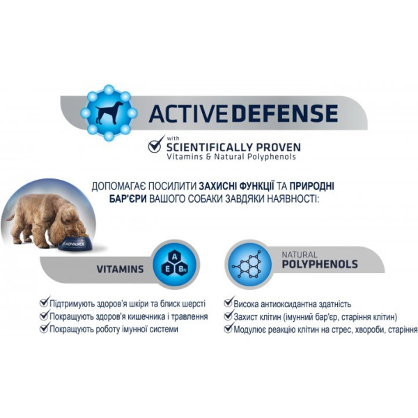 Advance Dog Adult Medium & Maxi Sensitive Lamb & Rice - Сухий корм для дорослих собак середніх і великих порід з чутливим травленням з ягням і рисом 3 кг