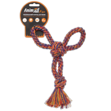 AnimAll Fun - Іграшка канат-бумеранг для собак, різнокольоровий, 21 см