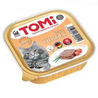 TOMi (Томи) Cat Turkey - Консерва для котов, паштет с индейкой 100 г