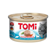 TOMi (Томі) Cat Salmon - Консерви для котів, мус з лососем 85 г