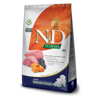 Farmina (Фармина) Dog N&D Pumpkin Grain Free Lamb & Blueberry Puppy Medium & Maxi - Сухой беззерновой корм для щенков средних и больших пород с мясом ягнёнка и черникой 2.5 кг