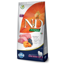 Farmina (Фарміна) Dog Grain Free N&D Pumpkin, Lamb & Blueberry Adult Giant Maxi - Сухий беззерновий корм для собак гігантських порід з ягням, гарбузом і чорницею 12 кг