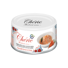 Cherie (Чері) Cat Grain Free Tuna & Carrot Urinary Care Adult - Вологий беззерновий корм для дорослих котів для підтримки сечовивідної системи шматочки в соусі з м’ясом тунця та морквою 80 г