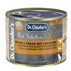 Dr.Clauder's (Клаудер) Best Selection №7 Chicken & Pheasant - Вологий корм для котів з куркою та фазаном з абрикосами 200 г